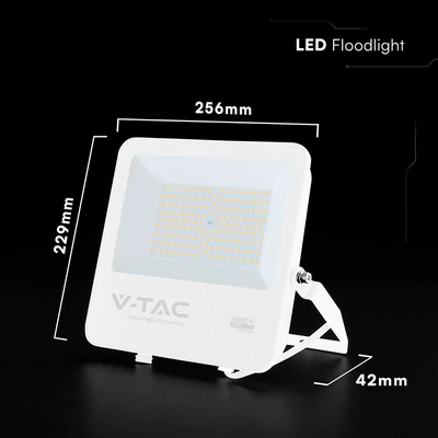 V-TAC CREE SMD D-széria LED reflektor 100W természetes fehér 115 Lm/W, fehér ház - SKU 242106