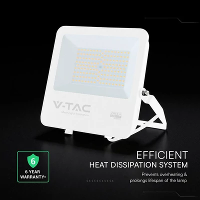 V-TAC CREE SMD D-széria LED reflektor 100W természetes fehér 115 Lm/W, fehér ház - SKU 242106