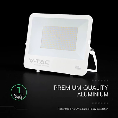 V-TAC CREE SMD D-széria LED reflektor 200W természetes fehér 115 Lm/W, fehér ház - SKU 242126