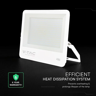 V-TAC CREE SMD D-széria LED reflektor 300W természetes fehér 115 Lm/W, fehér ház - SKU 242146