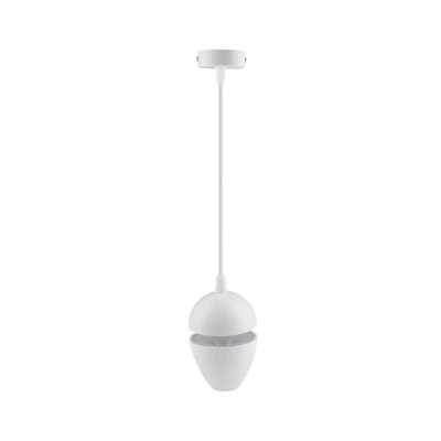 V-TAC Ovális 9W LED alumínium csillár, fehér, meleg fehér fénnyel - SKU 24232