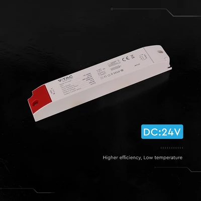 V-TAC IP44 műanyagházas LED tápegység 24V 100W 4.15A - SKU 24251