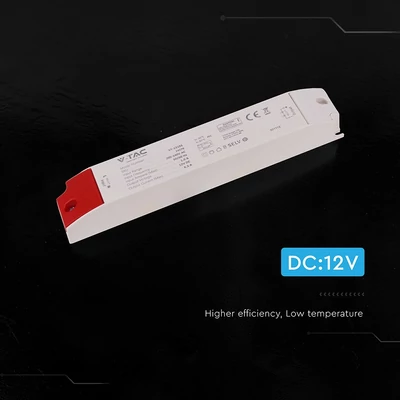 V-TAC IP44 műanyagházas LED tápegység 12V 100W 8.3A - SKU 24270