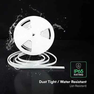 V-TAC DC24V LED neon szalag IP65 SMD 2025 chip 288 db/m, hideg fehér - SKU 24322