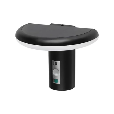 V-TAC 2W napelemes LED fali lámpa PIR szenzorral, IP54, meleg fehér - SKU 24365