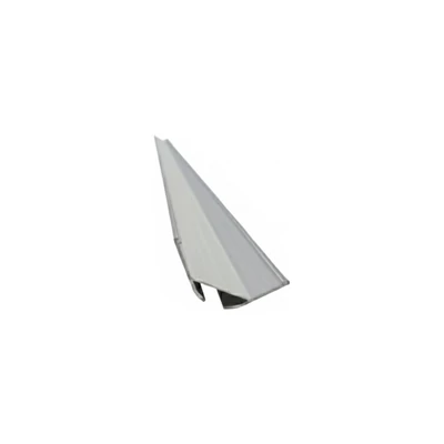 V-TAC alumínium LED szalag lekerekített sarokprofil fehér fedlappal 2m - SKU 3363
