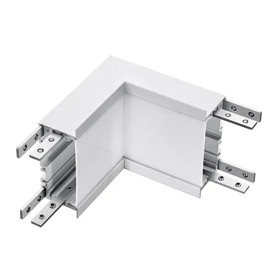 V-TAC fehér, 70mm L alakú toldó süllyeszthető lineáris LED lámpákhoz 10W természetes fehér - SKU 387