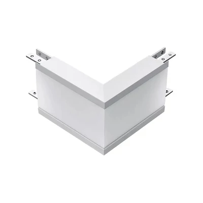 V-TAC ezüst, 70mm L alakú toldó süllyeszthető lineáris LED lámpákhoz 12W természetes fehér - SKU 390