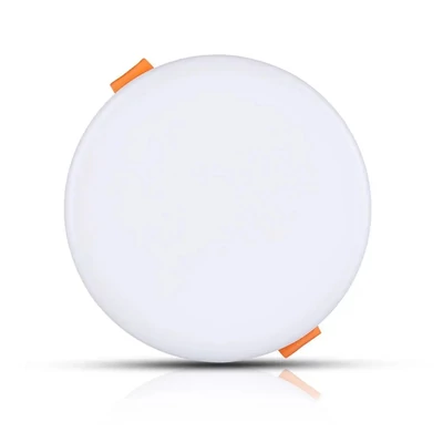 V-TAC süllyeszthető mennyezeti kerek LED panel 20W meleg fehér - SKU 614