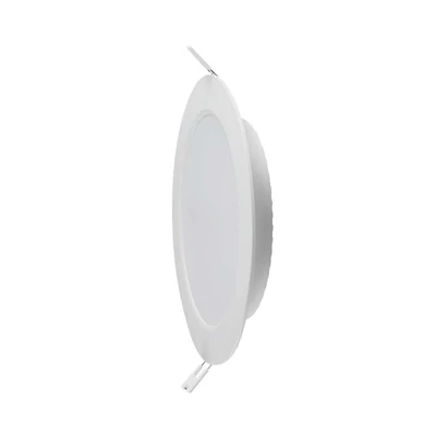 V-TAC CREE SMD süllyeszthető, műanyag, kerek LED panel 12W, CCT - SKU 78616