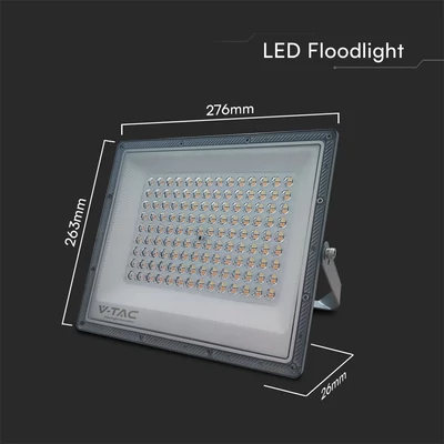 V-TAC 100W LED reflektor, állítható színhőmérséklettel, szürke házzal - SKU 23615