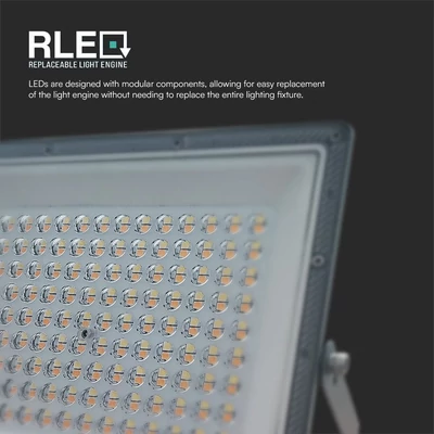 V-TAC 100W LED reflektor, állítható színhőmérséklettel, szürke házzal - SKU 23615