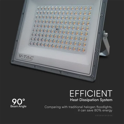 V-TAC 100W LED reflektor, állítható színhőmérséklettel, szürke házzal - SKU 23615
