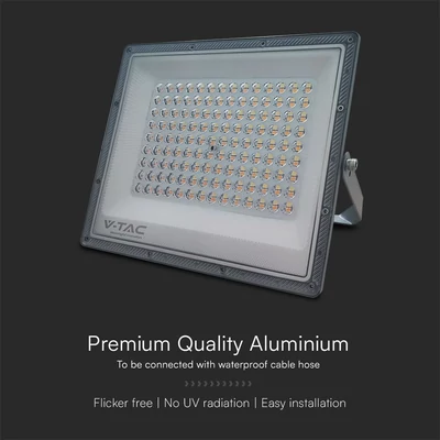 V-TAC 100W LED reflektor, állítható színhőmérséklettel, szürke házzal - SKU 23615