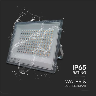 V-TAC 100W LED reflektor, állítható színhőmérséklettel, szürke házzal - SKU 23615