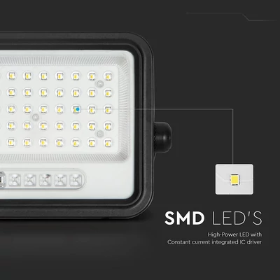 V-TAC 100W napelemes LED reflektor, 2000K - 8000K között állítható színhőmérséklettel - SKU 24083