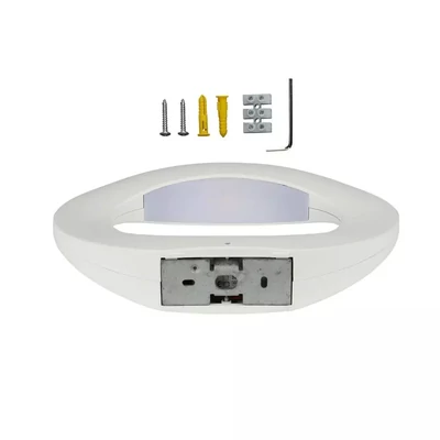 V-TAC 10W beltéri fehér fali LED lámpa meleg fehér - SKU 8307