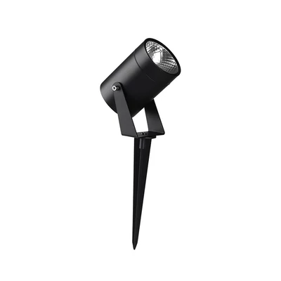 V-TAC 10W COB LED alumínium leszúrható lámpa, fekete házzal, természetes fehér - SKU 24005