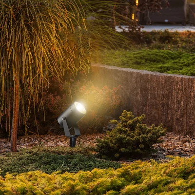 V-TAC 10W COB LED alumínium leszúrható lámpa, fekete házzal, természetes fehér - SKU 24005