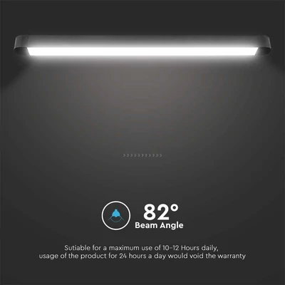 V-TAC 18W lineáris LED lámpatest Slim 48V mágneses sínhez, hideg fehér - SKU 10247