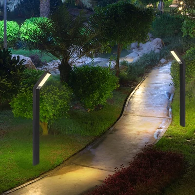 V-TAC 1.5W napelemes LED kandeláber, IP65, állítható színhőmérséklettel - SKU 23997