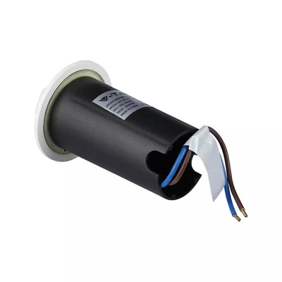 V-TAC 1W 12V kültéri, 4 irányú talajlámpa, fehér, IP67 90°, hideg fehér - SKU 1471