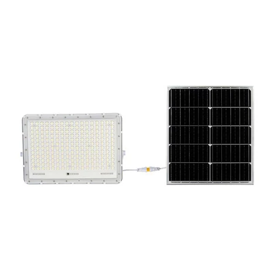 V-TAC 20000mAh napelemes LED reflektor 30W hideg fehér, 2600 Lumen, fehér házzal - SKU 7847