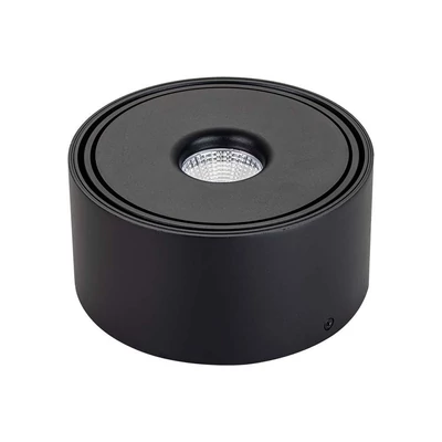 V-TAC 20W mennyezeti COB LED mélysugárzó, állítható szöggel, fekete házzal, CCT - SKU 23156