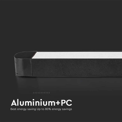 V-TAC 22W lineáris LED lámpatest Slim 48V mágneses sínhez, hideg fehér - SKU 10250