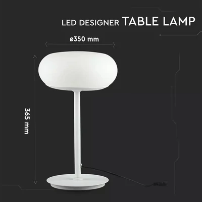 V-TAC 25W dimmelhető asztali LED lámpa, meleg fehér - SKU 40081