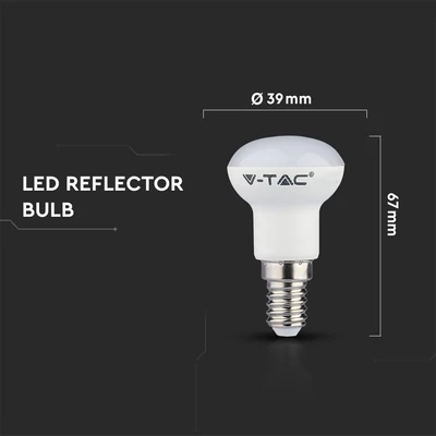 V-TAC 2.9W E14 hideg fehér R39 LED égő - SKU 21212
