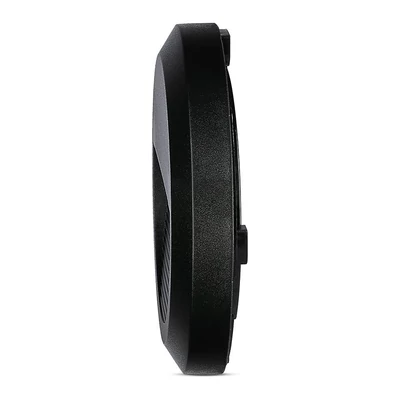 V-TAC 2W fekete LED lépcsővilágítás, kerek, IP65, természetes fehér - SKU 211316