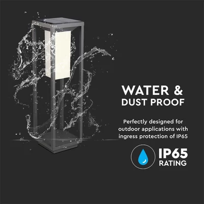 V-TAC 2W napelemes LED állólámpa, IP65, meleg fehér - SKU 21785