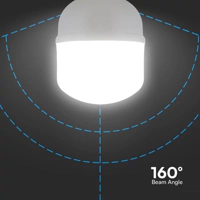 V-TAC 30W E27 természetes fehér T100 LED égő - SKU 23570
