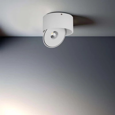 V-TAC 30W mennyezeti COB LED mélysugárzó, állítható szöggel, fehér házzal, CCT - SKU 23157