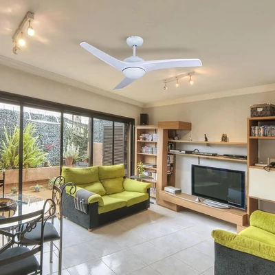 V-TAC 35W mennyezeti ventilátor, változtatható színhőmérséklettel - SKU 7919