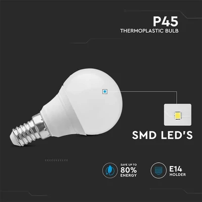 V-TAC 3.7W E14 meleg fehér LED - SKU 214123