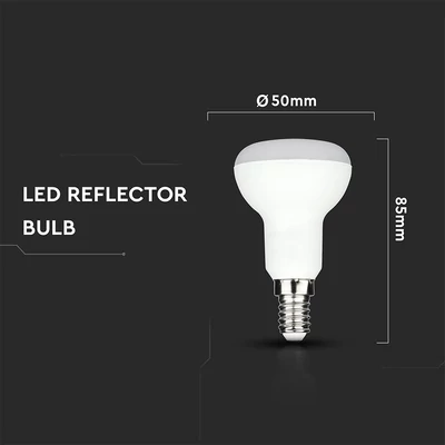 V-TAC 4.8W E14 meleg fehér R50 LED égő - SKU 23894