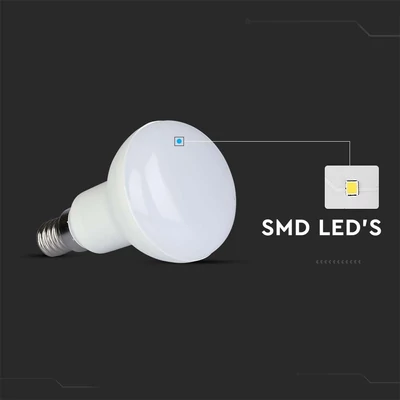V-TAC 4.8W E14 természetes fehér R50 LED égő - SKU 23895