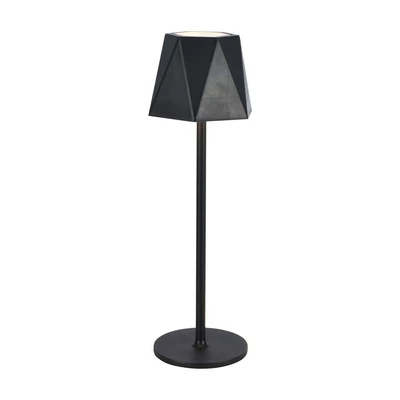 V-TAC 4W fekete, érintéssel vezérelhető akkumulátoros LED lámpa, CCT - SKU 10330