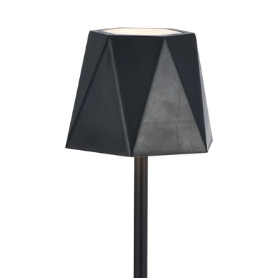 V-TAC 4W fekete, érintéssel vezérelhető akkumulátoros LED lámpa, CCT - SKU 10330