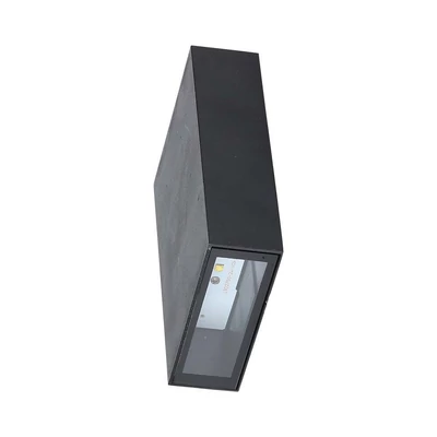 V-TAC 4W kültéri fekete fali LED lámpa hideg fehér, 100 Lm/W - SKU 218563