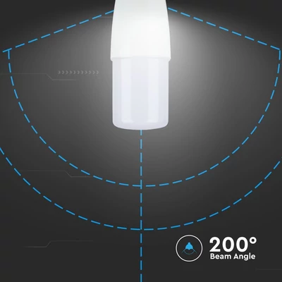 V-TAC 7.5W E14 meleg fehér T37 LED égő - SKU 21267