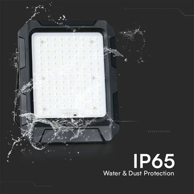 V-TAC 8000mAh napelemes LED reflektor, természetes fehér, 1000 Lumen - SKU 23438
