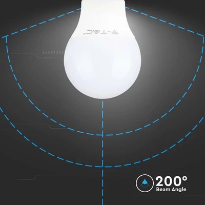 V-TAC A60 8.5W E14 meleg fehér LED égő - SKU 21114
