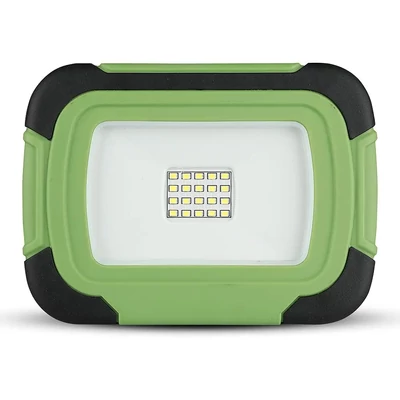 V-TAC akkumulátoros LED reflektor 10W természetes fehér 3600 mAh SOS funkció - SKU 20037