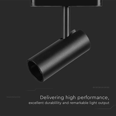 V-TAC állítható 20W spot LED lámpatest Slim 48V mágneses sínhez, természetes fehér - SKU 10254