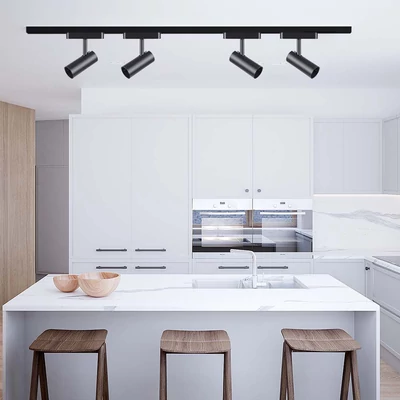 V-TAC állítható 20W spot LED lámpatest Slim 48V mágneses sínhez, természetes fehér - SKU 10254