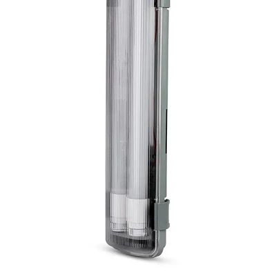 V-TAC armatúra 2 db LED fénycsővel 150cm 44W IP65 hideg fehér - SKU 6400