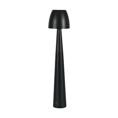 V-TAC asztali akkus lámpa, fekete házzal, CCT, 80x370mm - SKU 23683